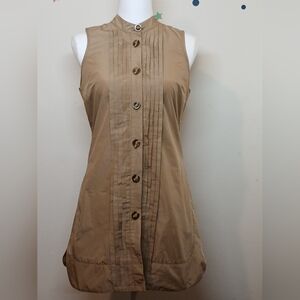 Debbie Shuchat Vintage-Inspired Pintuck Tunic Dress – Size 6